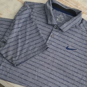 Nike Dri‎ - Fit .. XL .. Short Sleeve Blue ..